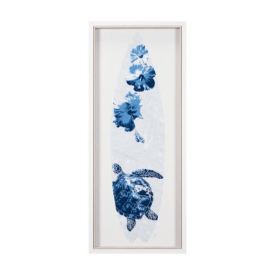 15412 - Surfs Up 1 by Mercana Studio a Hand Embelished Textured Framed Art Print