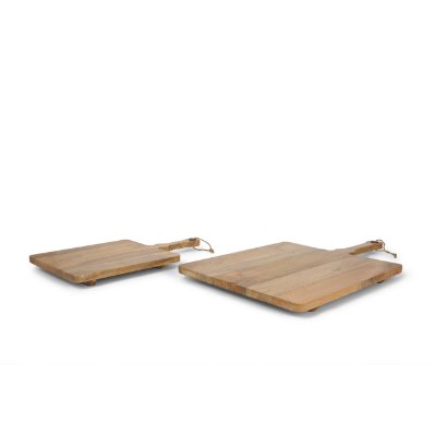 70935 - Khana Natural Solid Wood Square Serving Boards