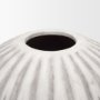 70997 - Ummi Small Off White w/ Gray Antiquing Ceramic Vase