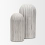 70997 - Ummi Small Off White w/ Gray Antiquing Ceramic Vase