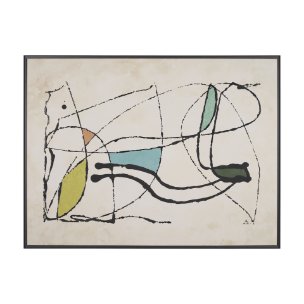 Vintage Vibes II by Mercana Studio a Hand Embellished Textured Framed Canvas
