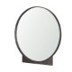 70909 - Tillie Round Gunmetal w/ Textured Metal Frame Wall Mirror