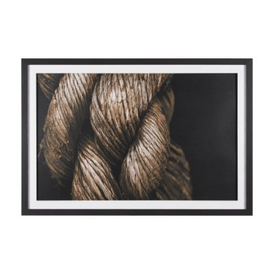 15457 - Anchored by Melissa McClain a Hand Embellished Framed Photo Art Print Matted under Glass