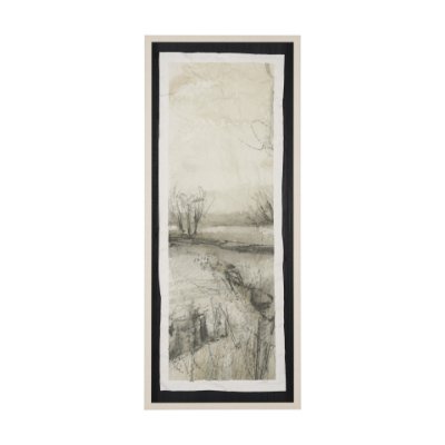 15499 - Beyond the Rain I by Mercana Studio a Hand Embellished Framed Art Print Matted under Glass