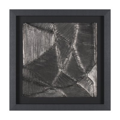 15543 - Spelter by Studio M a handmade Original Framed 3D Textured Artwork under Glass