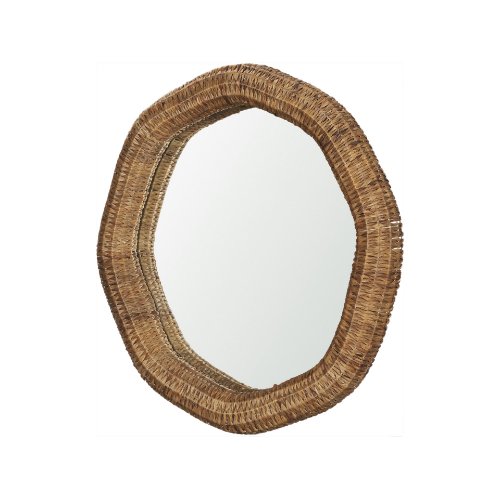 70919 - Warrick 36" Woven Water Hyacinth Mirror