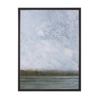 102634-FL - Spring is Coming I by Mercana Studio a Hand Embellished Textured Framed Canvas