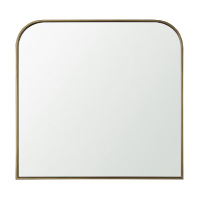 70901 - Timon Brushed Gold Square Arched Mirror 