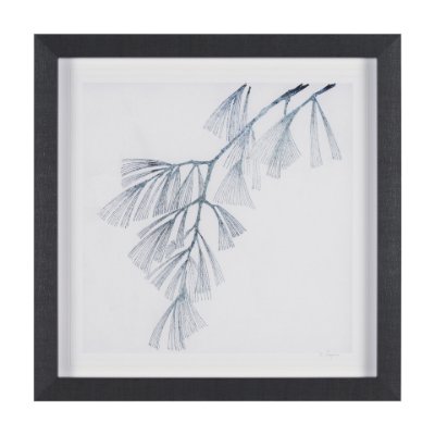 15545 - Evergreen Branches II by Mercana Studio a Hand Embellished Framed Art Print Matted under Glass