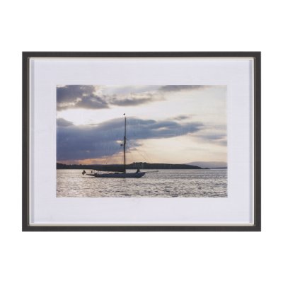 15581 - Daybreak Sail by Ben Wood a Hand Embellished Framed Photo Art Print Matted under Glass