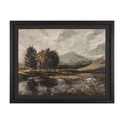 15618 - Old Style Landscape by Mercana Studio a Hand Embellished Framed Art Print