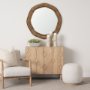 70919 - Warrick 36" Woven Water Hyacinth Mirror