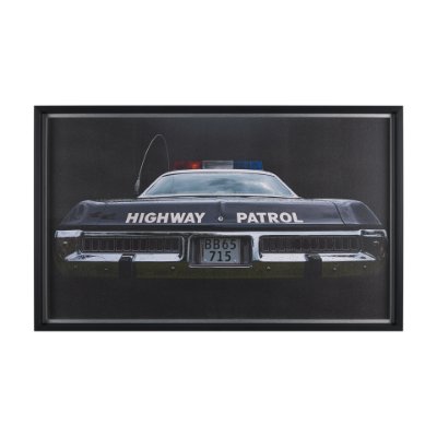15717 - Highway Patrol II by Roland Weber a Hand Embellished Framed Photo Art Print