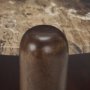 71122-AB - Jovia Brown Mango Wood W/ Cappuccino Marble Round Coffee Table
