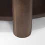 71122-AB - Jovia Brown Mango Wood W/ Cappuccino Marble Round Coffee Table
