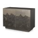 71073 - Roxdale Acid Washed Iron Metal Accent Cabinet
