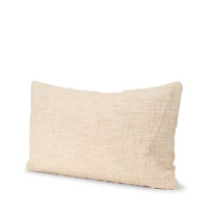 Jacory 14x26 Cream Checker Textured Lumbar Pillow Cover