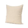 71100 - Jenner 22x22 Cream Cotton Linen Blend Square Pillow Cover
