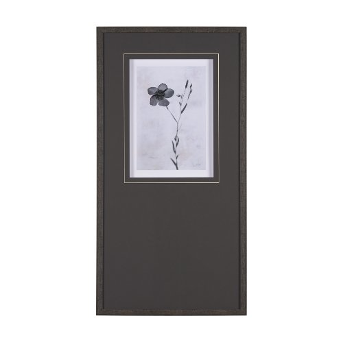 15710 - Wonderful Wildflowers XIV Neutral by Deborah Revell a Hand Embellished Framed Art Print Matted under