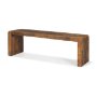 71036 - Estelle Rustic Brown Reclaimed Wood Bench