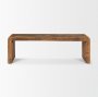 71036 - Estelle Rustic Brown Reclaimed Wood Bench
