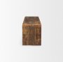71036 - Estelle Rustic Brown Reclaimed Wood Bench