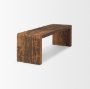 71036 - Estelle Rustic Brown Reclaimed Wood Bench