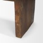 71036 - Estelle Rustic Brown Reclaimed Wood Bench
