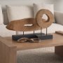 67283 - Ironwood II (Small) 13L x 4W Natural Wooden Circular Object