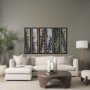 15290 - Etched Silouette VI by Mercana Studio a Hand Embellished Textured Framed Art Print