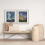 15281 - Yellowstone National Park by The Vinatage Collection a Framed Art Print Matted under Glass
