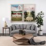 14055 - Washington DC Go USA (XL) by Mercana Studio Hand Embellished Decograph Framed Art Print under Glass