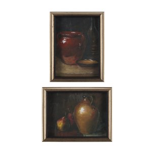 Vintage Crock (Set of 2) by Mercana Studio a Hand Embellished Framed Art Print