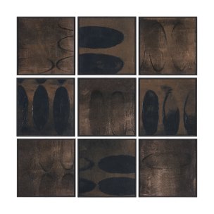 Earthly Echoes (Set of 9) by Mercana Studio a Hand Embellished Framed Art Print