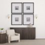 65245 - Santander II 6.5x22 Gold Metal and White Linen Shade Wall Sconce 
