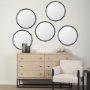 69315 - Elena I Small Black Wall Mirror 