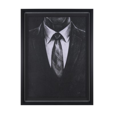 15754 - Sharp by Mercana Studio a Hand Embellished Framed Art Print Matted under Glass