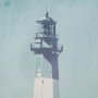 15759 - Lighthouse III-Peggy's Cove by Mercana Studio a Hand Embellished Framed Art Print Matted under Glass