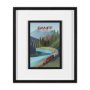 15821 - Banff Go Canada (M) by Mercana Studio a Framed Art Print Matted under Glass