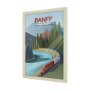 15822 - Banff Go Canada (L) by Mercana Studio a Hand Embellished Decograph Framed Art Print