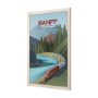 15823 - Banff Go Canada (XL) by Mercana Studio a Hand Embellished Decograph Framed Art Print under Glass