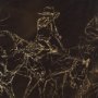 102669-FL - Ride 'Em Cowboy by Mercana Studio a Hand Embellished Textured Framed Canvas