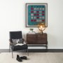 102662-FL - Chasing Numbers II Bingo Card by Mercana Studio a Hand Embellished Textured Framed Canvas