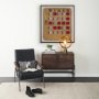 102663-FL - Chasing Numbers III Bingo Card by Mercana Studio a Hand Embellished Textured Framed Canvas