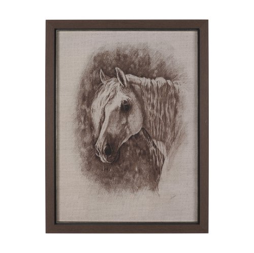 15763 - Portrait of a Thoroughbred I by Mercana Studio a Framed Art Print Matted under Glass