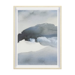 Broken Silence I Abstract by Mercana Studio a Hand Embellished Framed Print under Glass