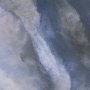 15769 - Turbulent Skies Abstract by Mercana Studio a Hand Embellished Framed Print under Glass