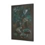 102672-FL - Graphite Sensation I by Mercana Studio a Hand Embellished Textured Framed Canvas