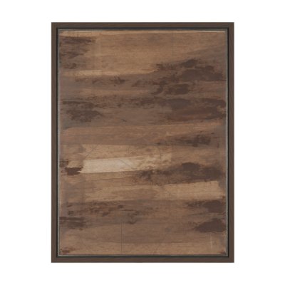 102683-FL - Cocoa by Mercana Studio a Hand Embellished Textured Framed Canvas