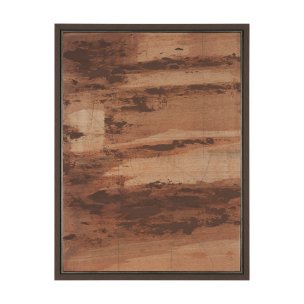 Ochre by Mercana Studio a Hand Embellished Textured Framed Canvas